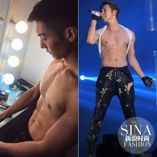 盛一倫、Rain大膽露肉