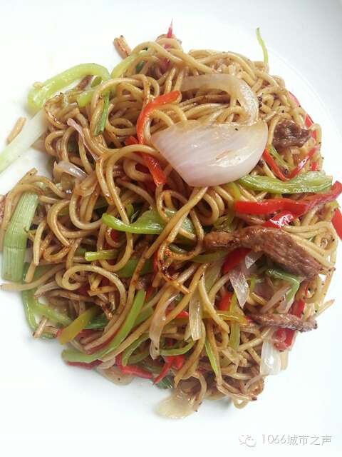 意面。灰常好吃?。〕赃@個(gè)，口齒一定要好哦！