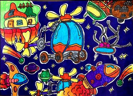 (工一小)陳宇佳《太空飛行器》輔導(dǎo)教師：陳陽(yáng)