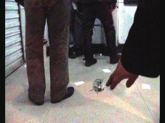 自動取款機室1厘米厚的玻璃被擊穿 自動取款機室1厘米厚的玻璃被擊穿