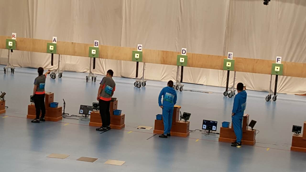 全運(yùn)會(huì)10米氣手槍混合團(tuán)體 何正陽、周瑩為河南再摘一銀