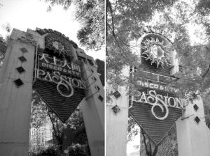 臺(tái)州溫嶺版“天上人間”（左）和北京版“天上人間”（右）相比，連店標(biāo)都一模一樣