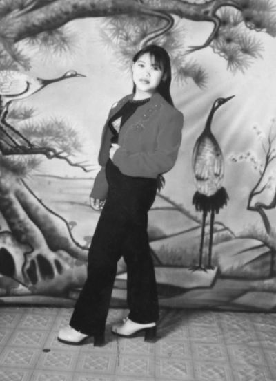 　錢(qián)家保存的錢(qián)仁鳳年輕時(shí)的照片。