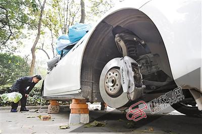 賊娃子辯稱只是為了試試豪車輪胎好不好下。