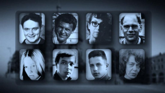 集會(huì)者打出與45年前抗議集會(huì)相同的標(biāo)語(yǔ)“為了你們和我們的自由”。