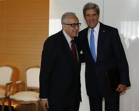 聯(lián)合國-阿盟敘利亞問題特使卜拉西米12日與克里進行會談。