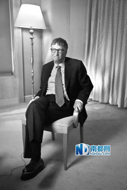 比爾·蓋茨接受美國《滾石》雜志專訪。