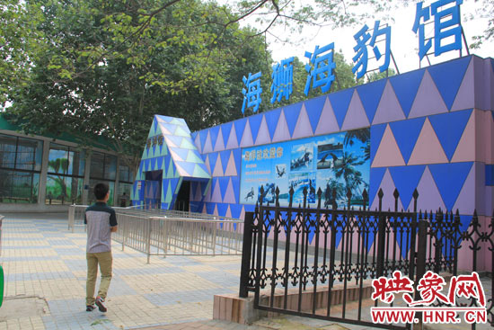 因為是周一，鄭州市動物園海洋館的游客并不多。
