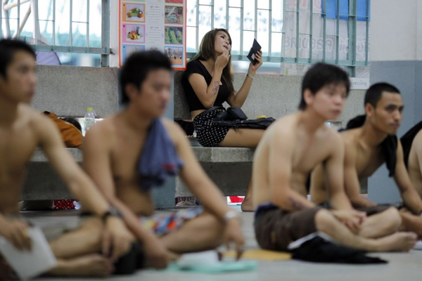 泰國進行征兵抽簽 泰國進行征兵抽簽