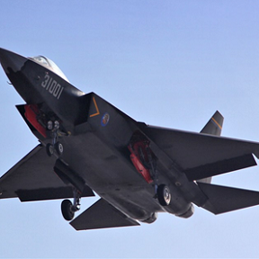 實拍殲-31隱形戰(zhàn)機