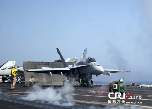 美國國防部長哈格爾27日接受英國廣播公司采訪時表示,如果奧巴馬下令就化武攻擊事件對敘利亞發(fā)動軍事打擊,美軍已做好了立刻行動的準(zhǔn)備。 圖片來源:Lyle Wilkie/CFP