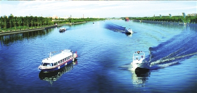 通州大運河已成為人們休閑的好去處。