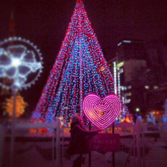 白色燈樹(shù)節(jié)