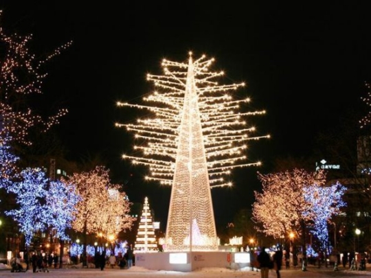 白色燈樹(shù)節(jié)