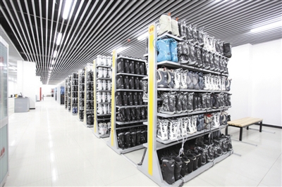 云頂大酒店內(nèi)的雪具大廳。