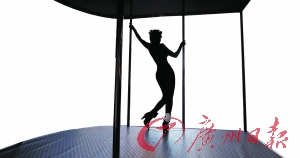 淋病是人類特有的疾病之一，性接觸是主要傳染形式。圖為美國一名性工作者在跳鋼管舞。