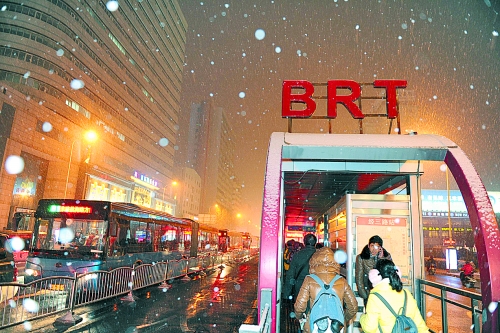 BRT的“隊伍”以后會逐漸壯大 BRT的“隊伍”以后會逐漸壯大