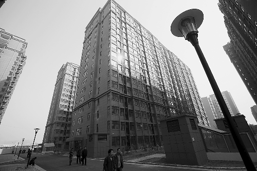 已基本建成的公租房。記者 史長來 攝