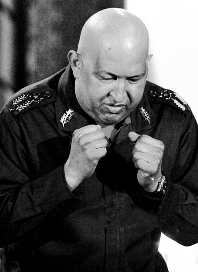 去年選舉期間，查韋斯造勢資料圖。