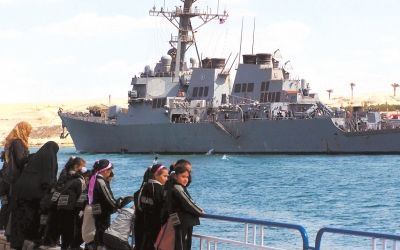 美國海軍“馬漢”號驅(qū)逐艦（資料圖片）。圖/CFP