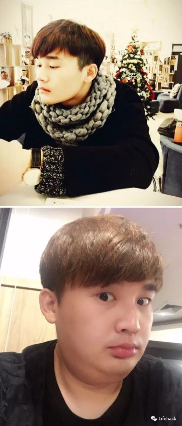 長(zhǎng)胖20斤，臉型怎么變？這些例子看完扎心了！