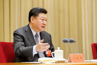 2017年12月28日至29日，中央農(nóng)村工作會議在北京舉行。習(xí)近平在會上發(fā)表重要講話。新華社記者 丁林 攝