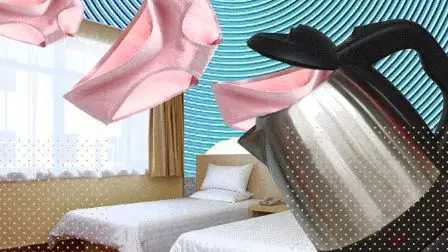 太惡心！女游客竟用酒店燒水壺煮自己的臟內褲