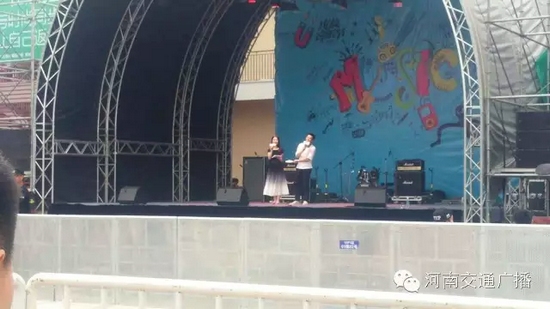 河南交通廣播主持人佳音、彎彎、朱浩都登上了優(yōu)放舞臺(tái)，優(yōu)放，交廣在這里！