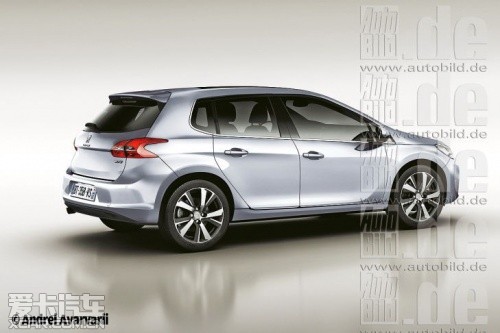 新款標致308效果圖