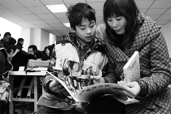 昨日的分享交流會上，孩子們的成長經(jīng)歷都被印成了小冊子