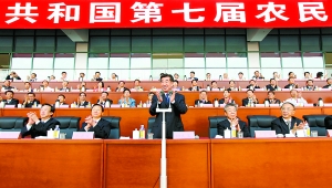 月16日，第七屆全國(guó)農(nóng)民運(yùn)動(dòng)會(huì)開(kāi)幕式在南陽(yáng)市體育場(chǎng)隆重舉行