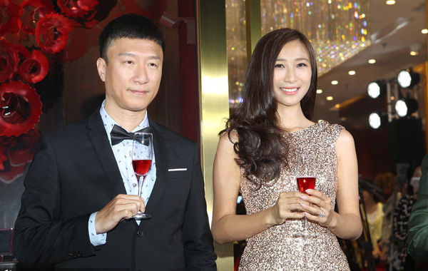 圖為孫紅雷、王駿迪夫婦。