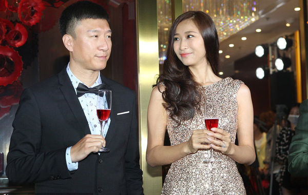 圖為孫紅雷、王駿迪夫婦。