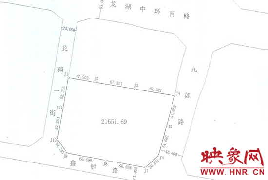 鄭政東出(2014)6號(hào)地塊位置。