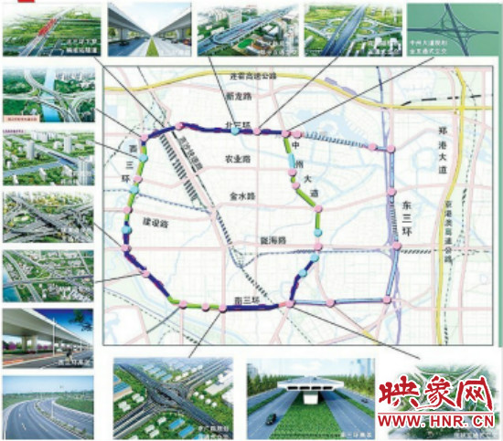 三環(huán)快速化工程方案圖。