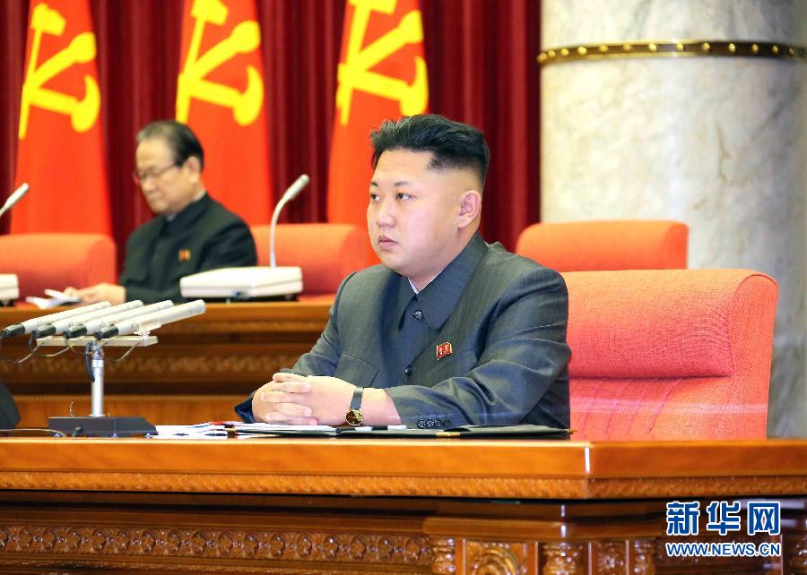 12月8日，在朝鮮平壤，朝鮮勞動(dòng)黨第一書記金正恩出席并指導(dǎo)朝鮮勞動(dòng)黨中央政治局?jǐn)U大會(huì)議。