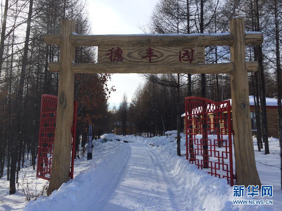 北山一隅的穗豐園（2013年12月8日攝）。新華社記者程子龍攝