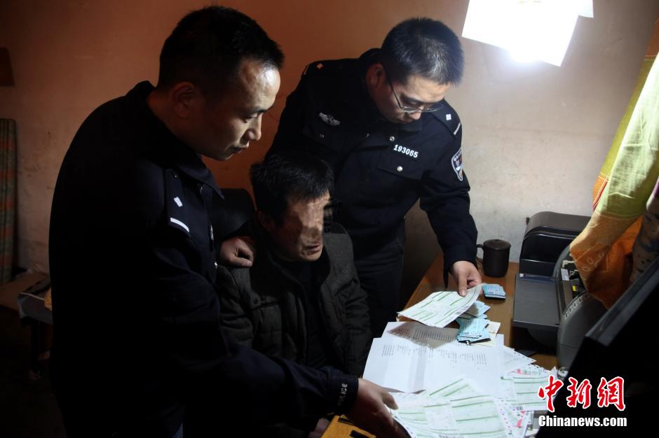 圖為抓獲犯罪嫌疑人（資料圖片）。