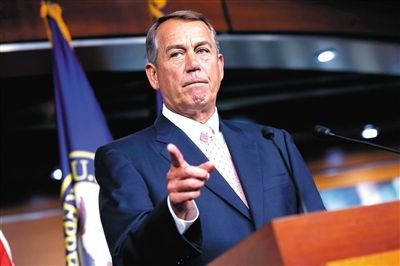 眾議院議長(zhǎng)博納是美國(guó)第三號(hào)政治人物。