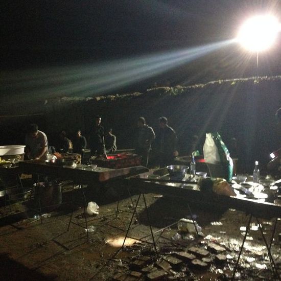 龍頭山鎮(zhèn)災(zāi)民安置點(diǎn)。澎湃新聞 程藝輝 圖