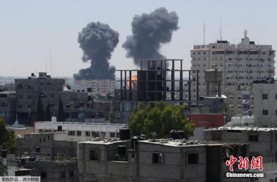 資料圖：以色列對(duì)加沙地區(qū)發(fā)動(dòng)的“護(hù)刃行動(dòng)”已進(jìn)入第28天。