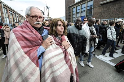 扎芬特姆國際機(jī)場(chǎng)，乘客被緊急疏散。圖/CFP