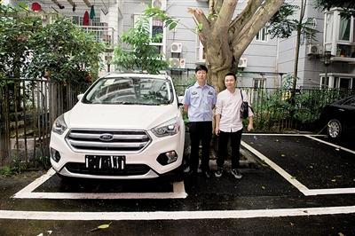 渝北警方送還追回的翼虎SUV。 渝北警方供圖