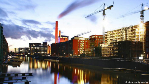 資料圖片：德國法蘭克福。（德國之聲電臺網站）