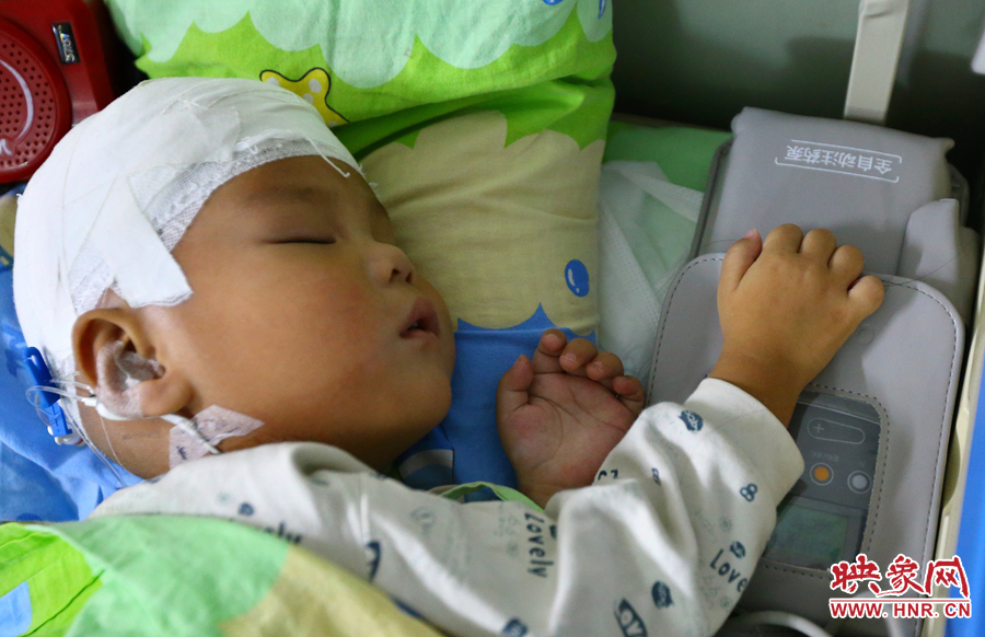 經(jīng)過手術(shù)，小龍病情已經(jīng)逐漸好轉(zhuǎn)，正在甜甜的熟睡