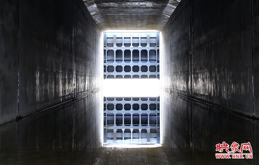 完工的南水北調(diào)水渠，靜靜的等待著首次通水