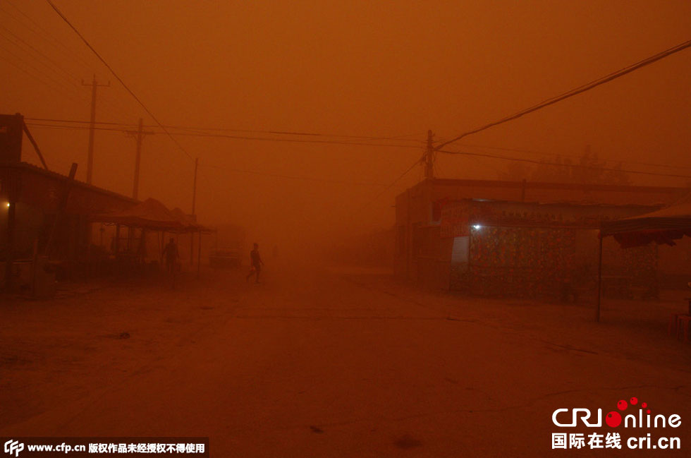 巴扎上變得寂靜無聲。　圖片來源：CFP