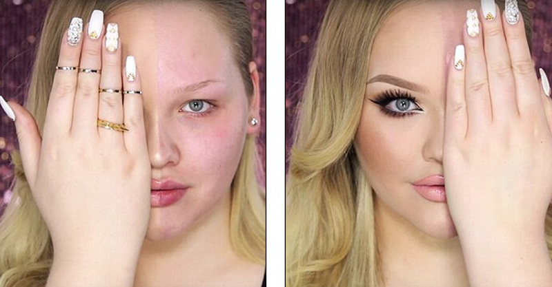 　左邊和右邊真的是一個人嗎？ （網頁截圖）