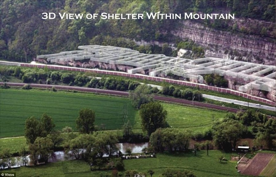 圖為堡壘外觀的3D效果圖。