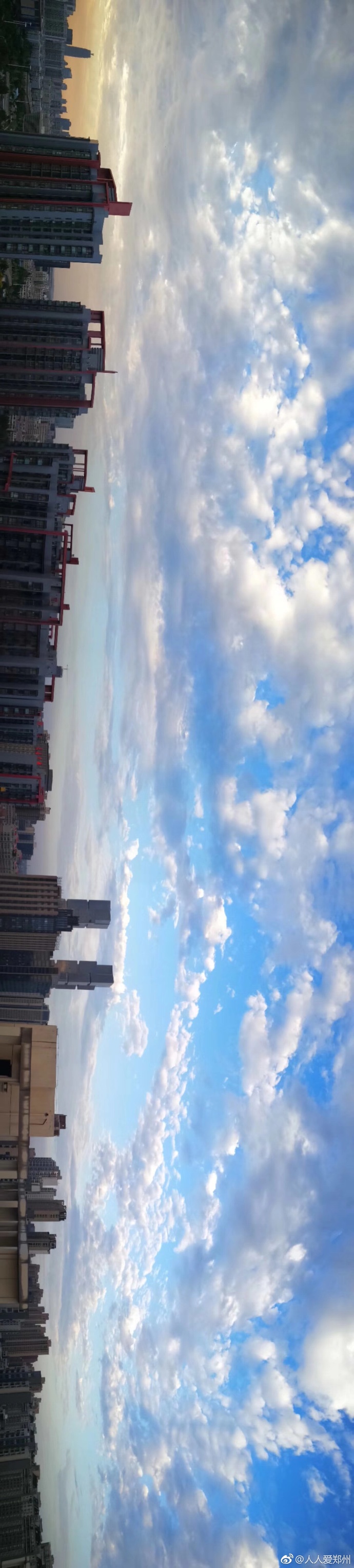 又被鄭州的藍天刷屏！隨便一拍就是手機壁紙